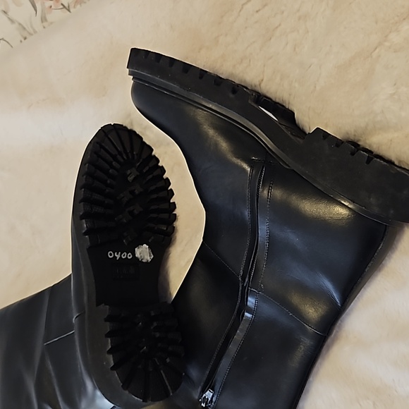Cavalli Class Tall Rubber Sole Black Boots 40 - Picture 2 of 3
